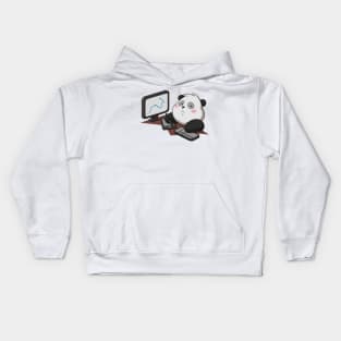 Digital Art Panda Kids Hoodie